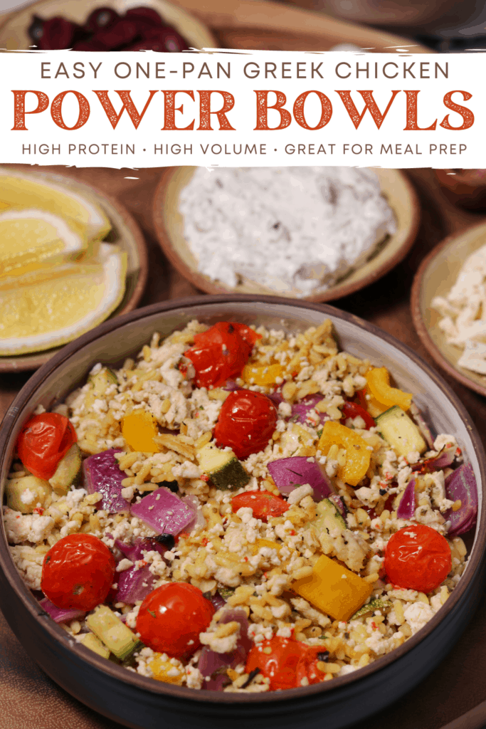 Greek Ground Chicken and Rice Skillet Kinda Healthy Recipes