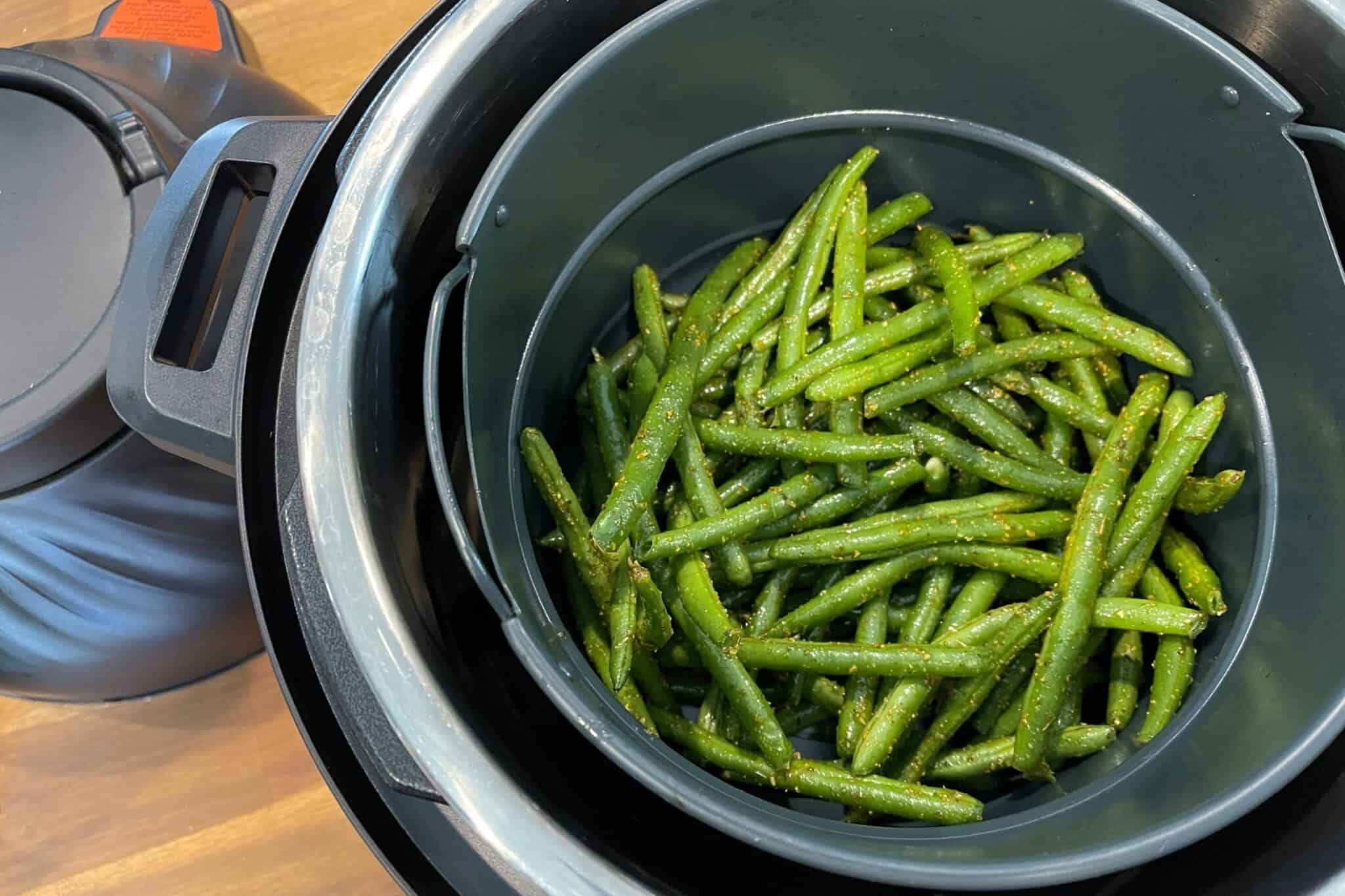 The Best Air Fryer Green Beans Kinda Healthy Recipes