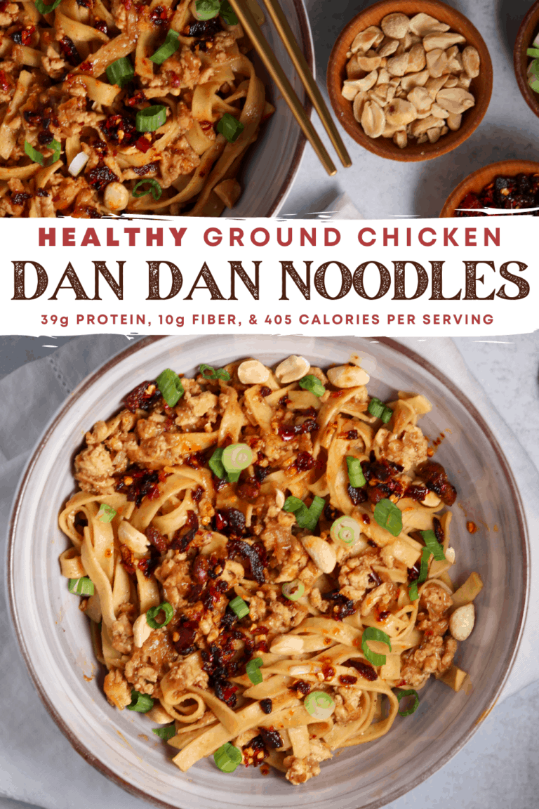 How to Make Healthier Dan Dan Noodles with Ground Chicken
