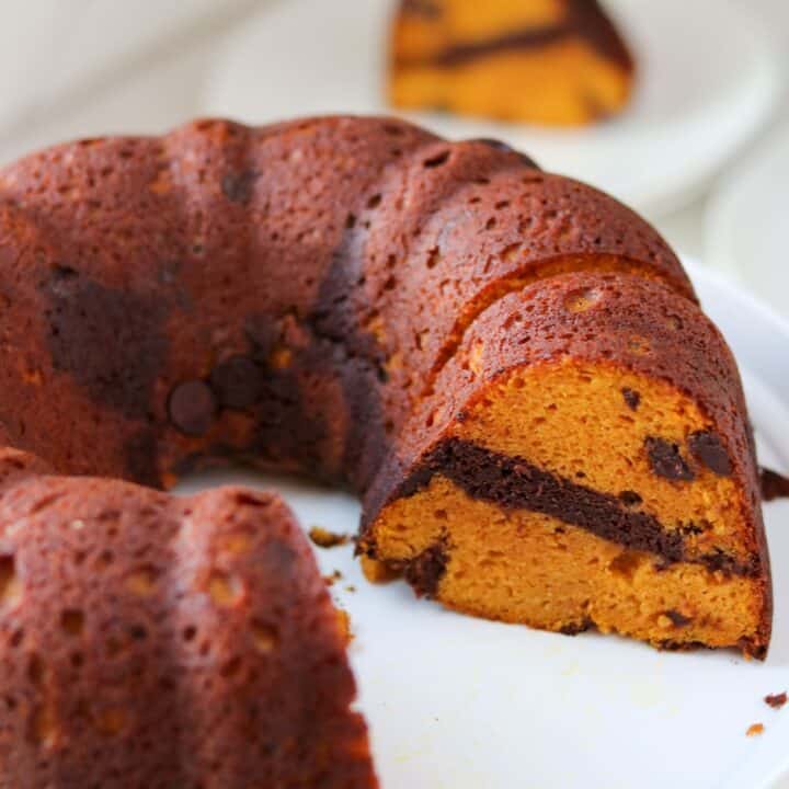 Chocolate Pumpkin Protein Cake