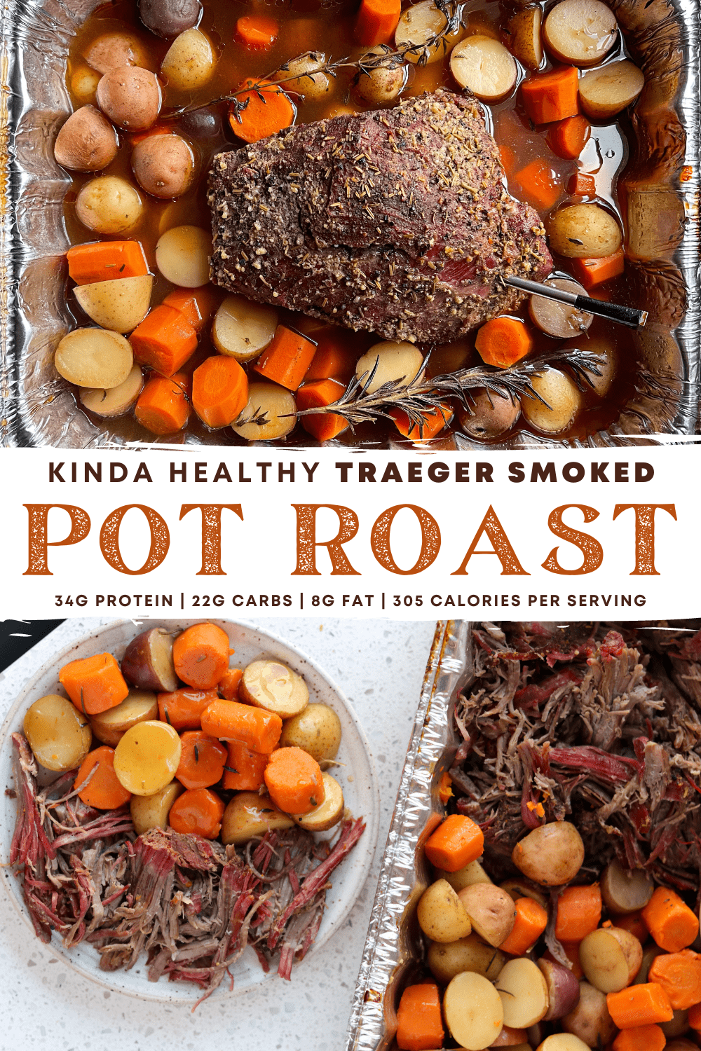 Traeger Smoked Pot Roast - Kinda Healthy Recipes