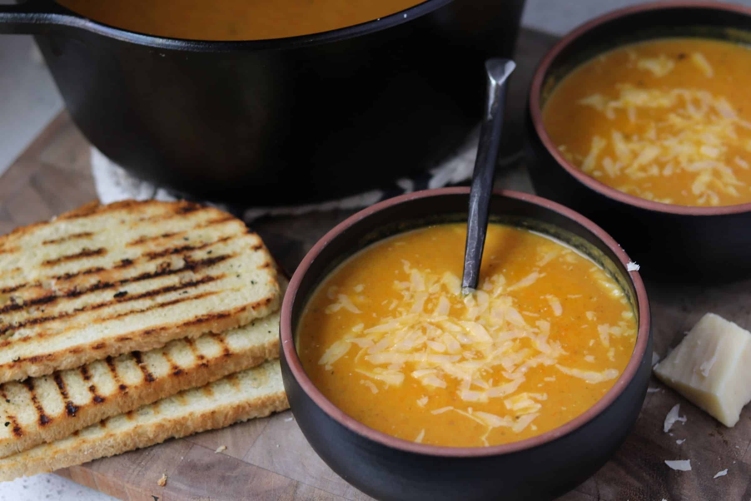 Roasted Root Vegetable Soup Kinda Healthy Recipes