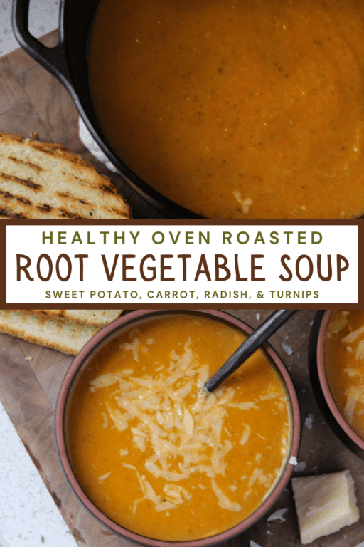 Roasted Root Vegetable Soup Kinda Healthy Recipes