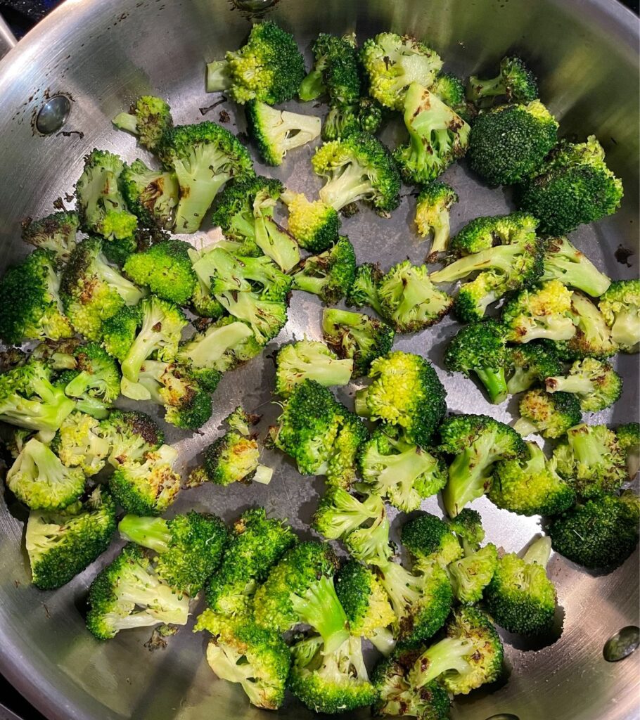 pan roasted broccoli