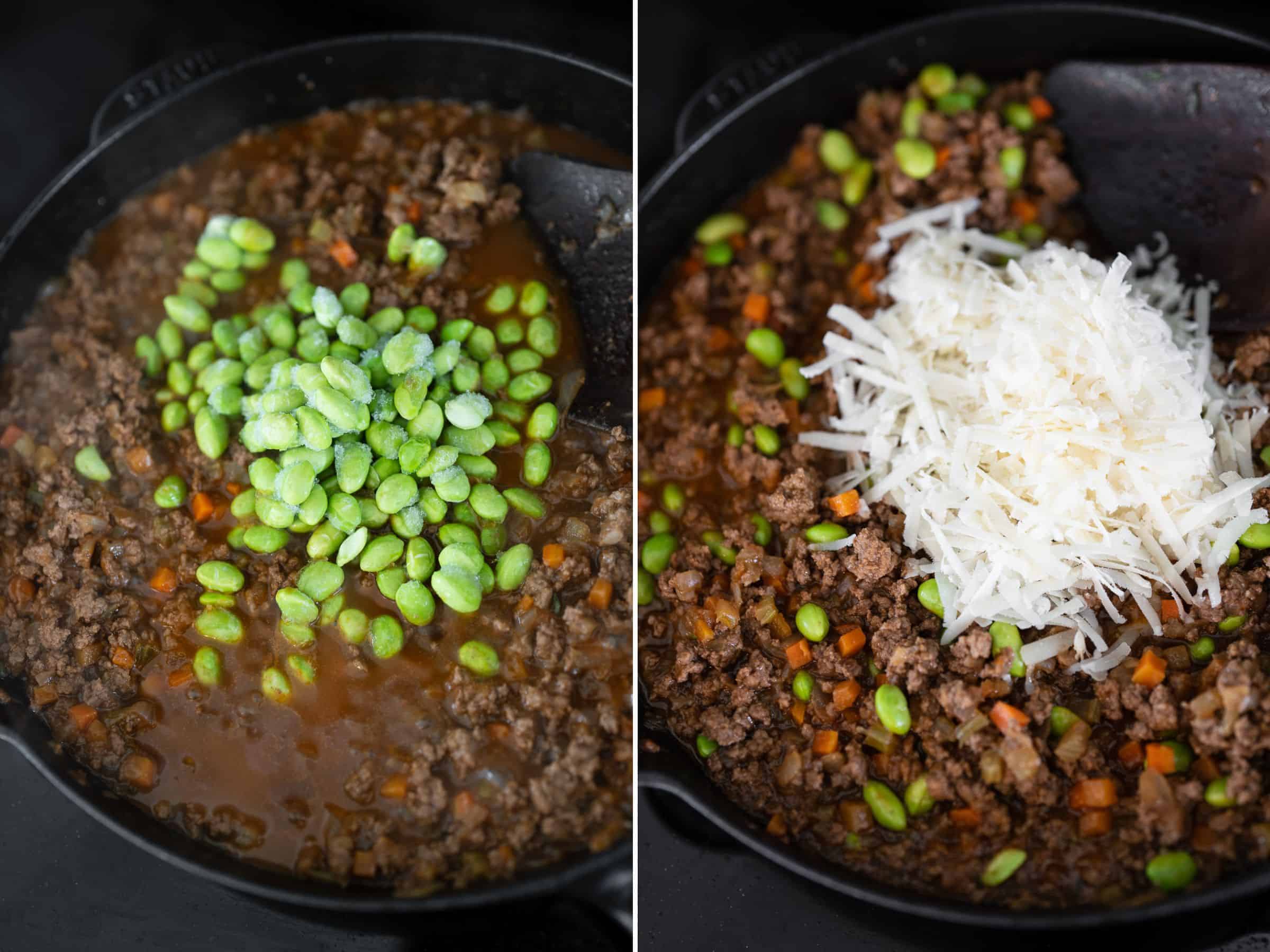 One Skillet Ground Beef Pot Pie Kinda Healthy Recipes