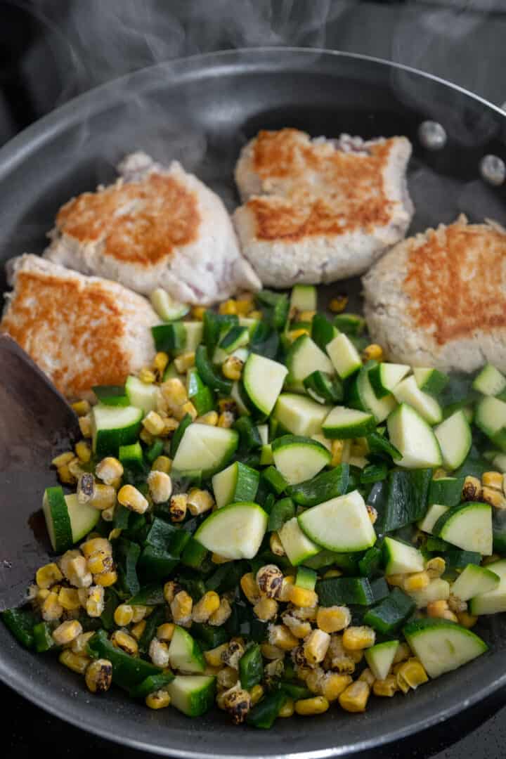 Green Chile Ground Turkey Enchiladas