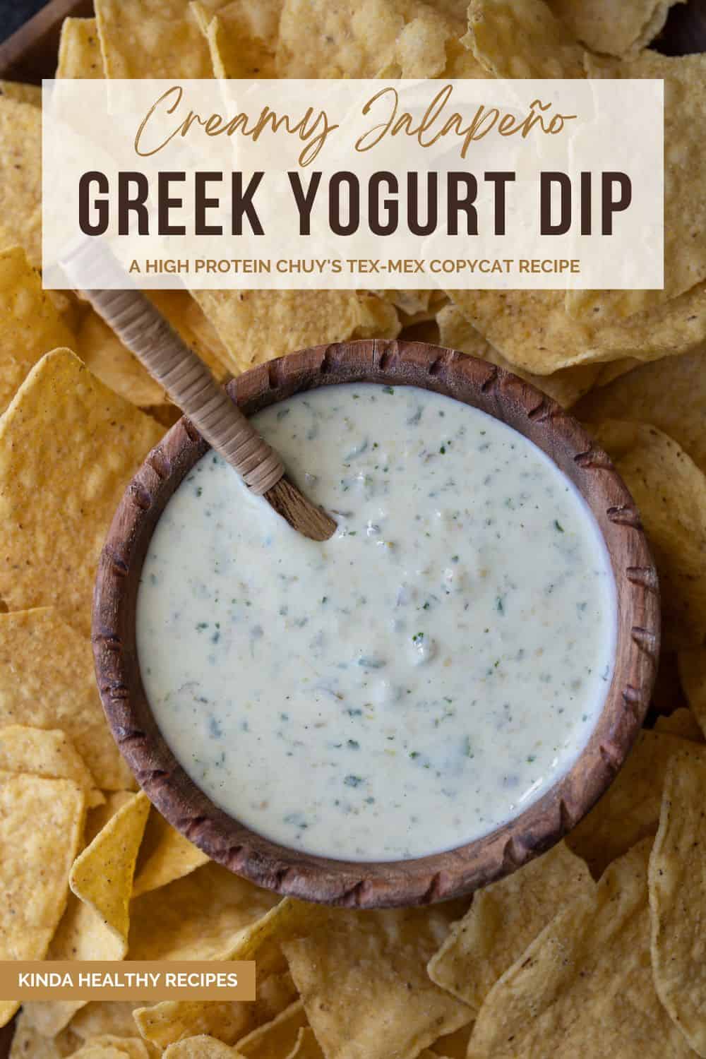 Creamy Jalapeño Ranch Greek Yogurt Dip
