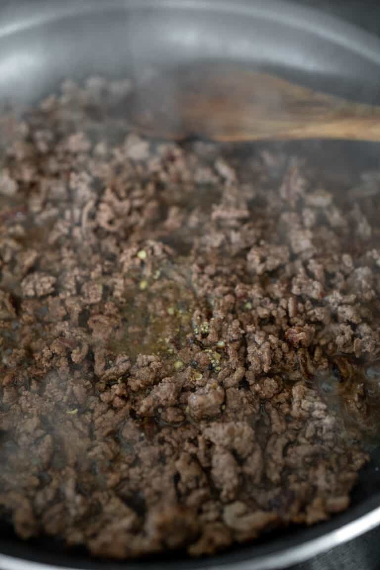 Crispy Black Pepper Ground Beef