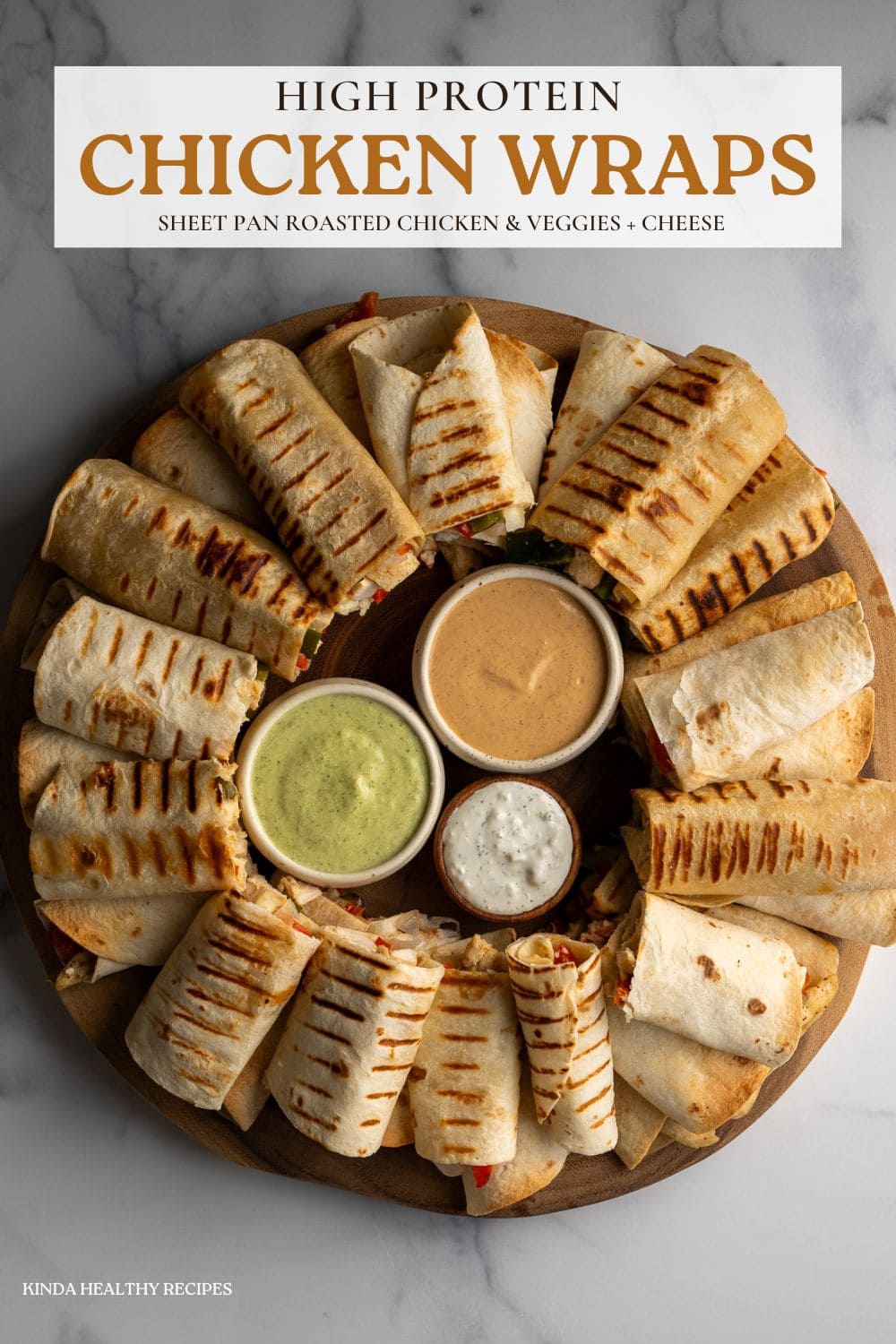 Easy Sheet Pan Chicken Wraps The Perfect High Protein Snack