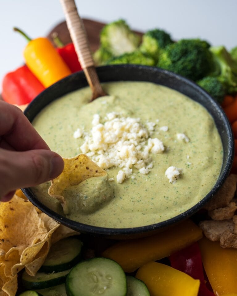 Spicy Cottage Cheese Ranch Dip