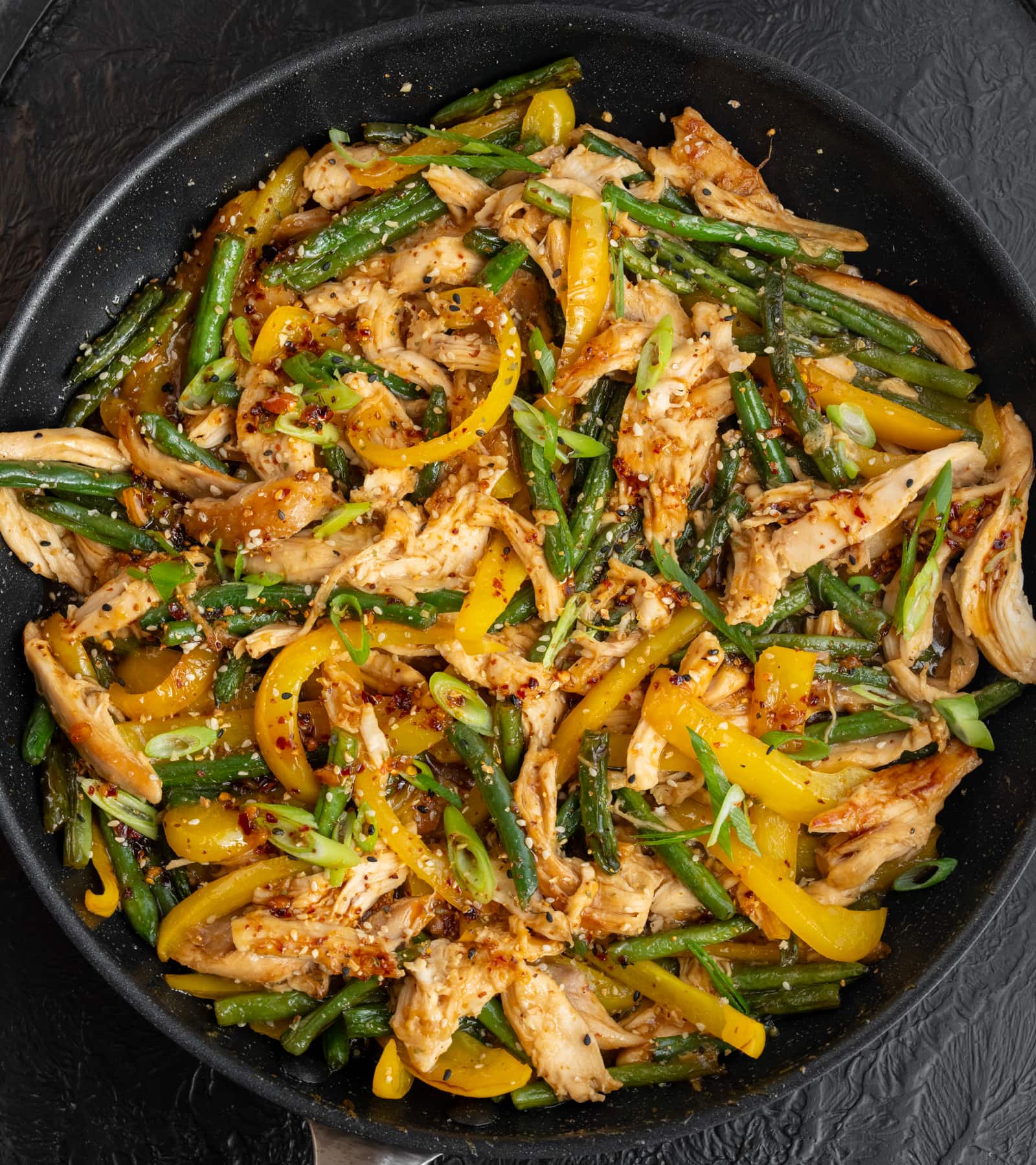 30Minute Hot Honey Sesame Rotisserie Chicken Stir Fry
