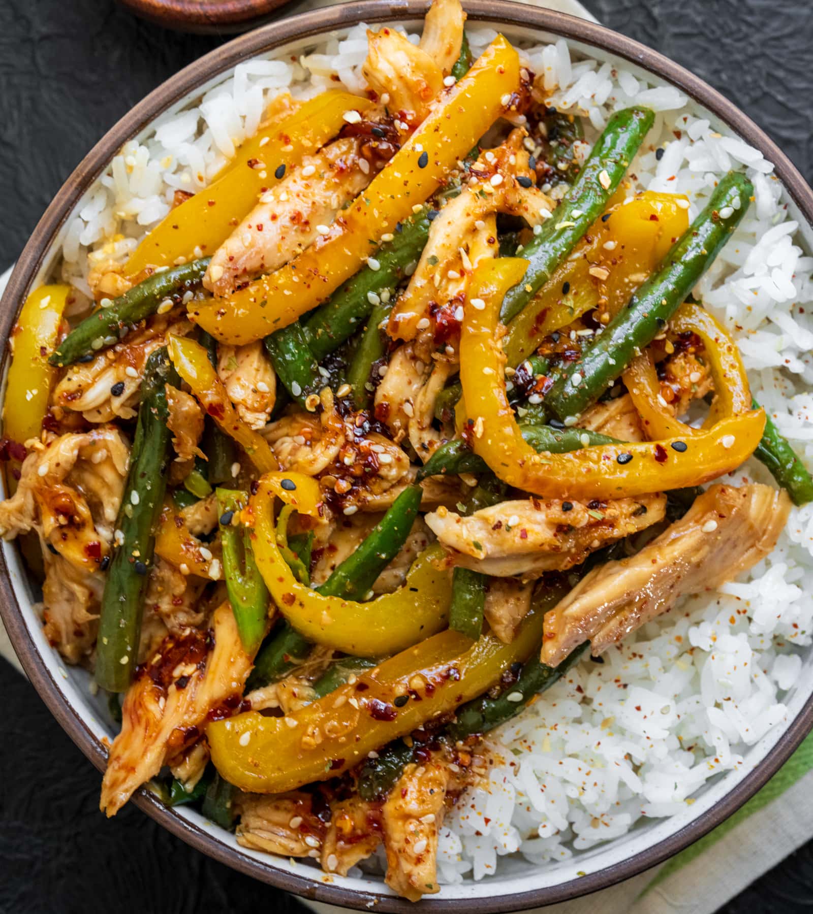 30-Minute Hot Honey Sesame Rotisserie Chicken Stir Fry