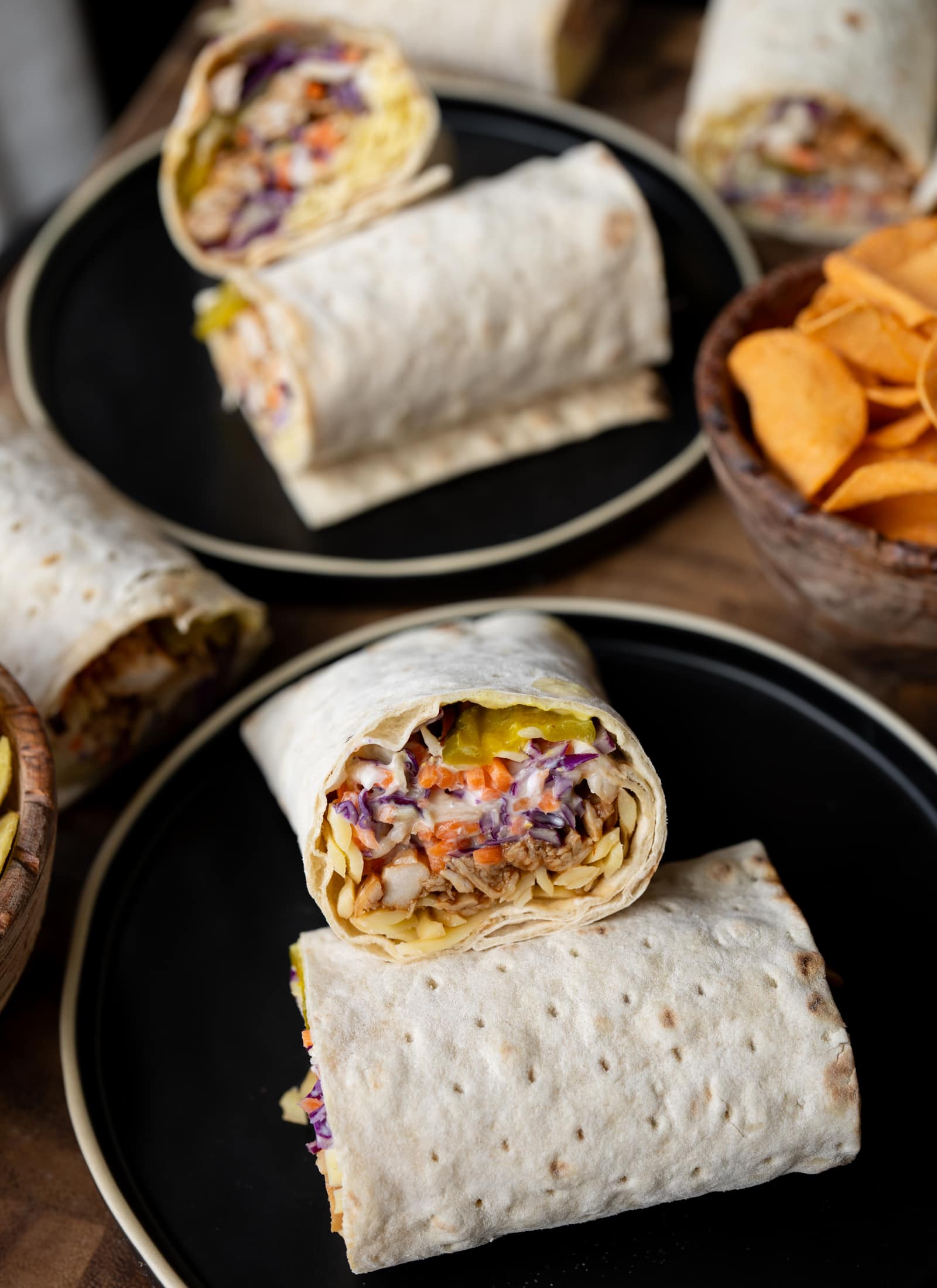 20Minute BBQ Rotisserie Chicken Wraps