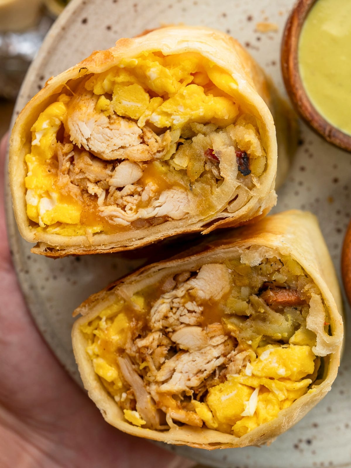 High Protein Make-Ahead Breakfast Burritos