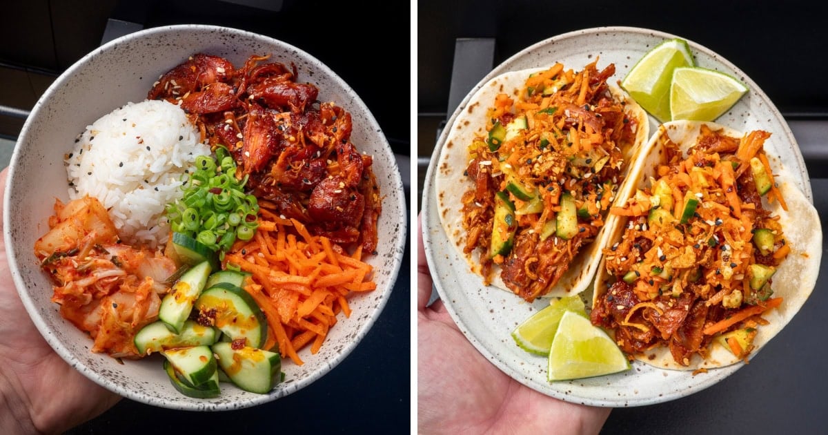 Traeger Smoked Korean BBQ Pulled Chicken - Mason Woodruff