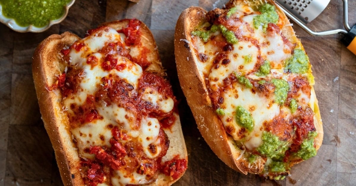 20-Minute Chicken Parmesan Sandwiches - Mason Woodruff