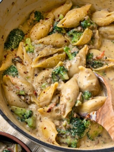 ground turkey and broccoli pasta
