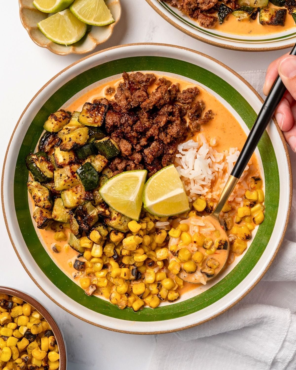 Creamy Chipotle Broth Bowls