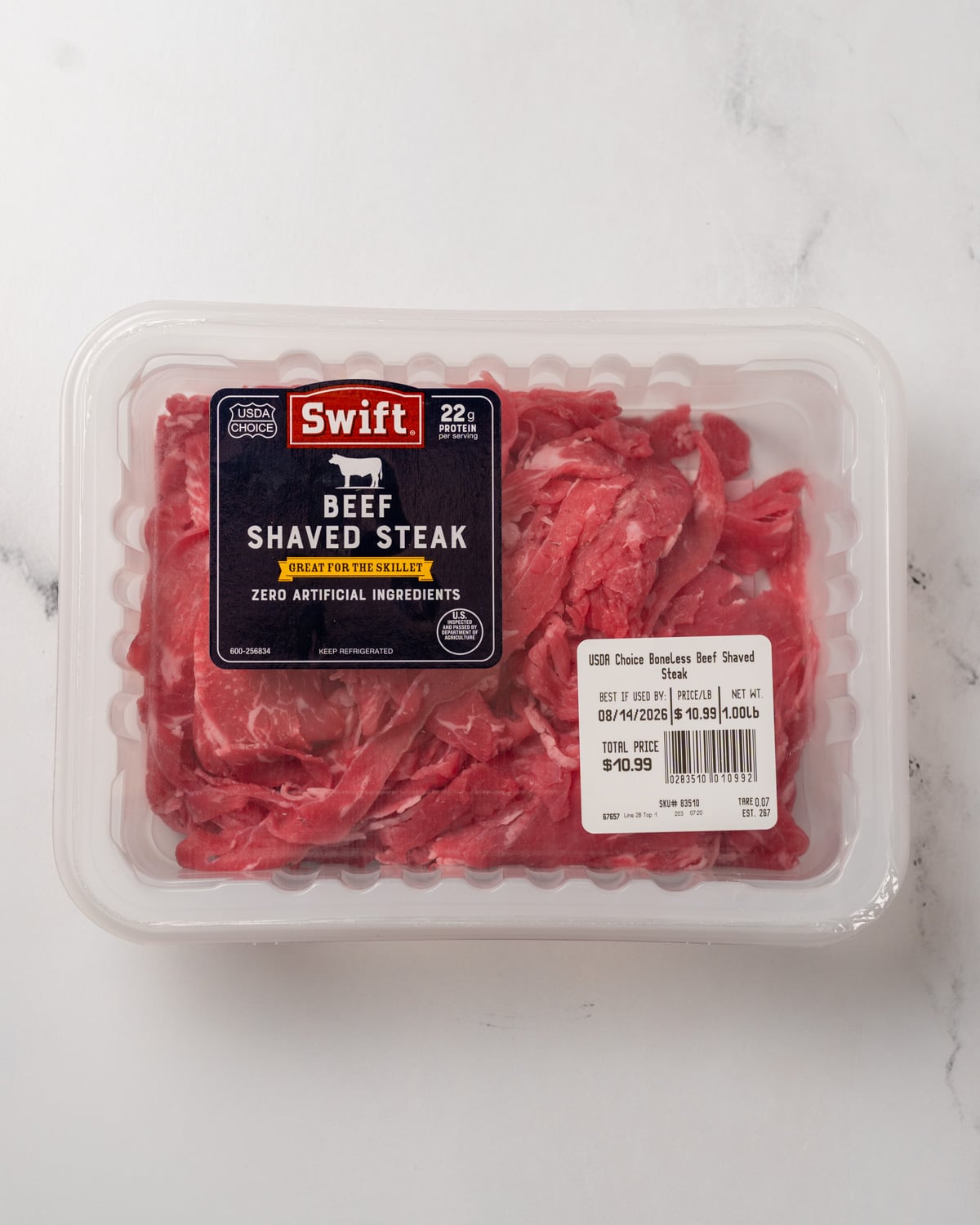 swift shaved beef steak from trader joe's